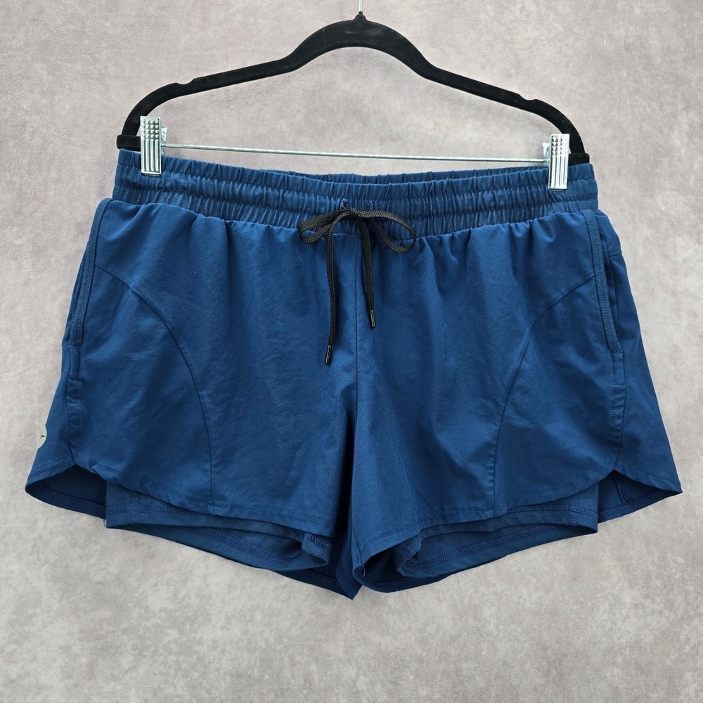 Avia Blue Pull On Athletic Sportswear Jogging Running Shorts Large‎
